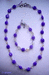 Фиолетовый с горным хрусталем - 300 р.