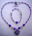 Фиолетовое с кулоном (продано)